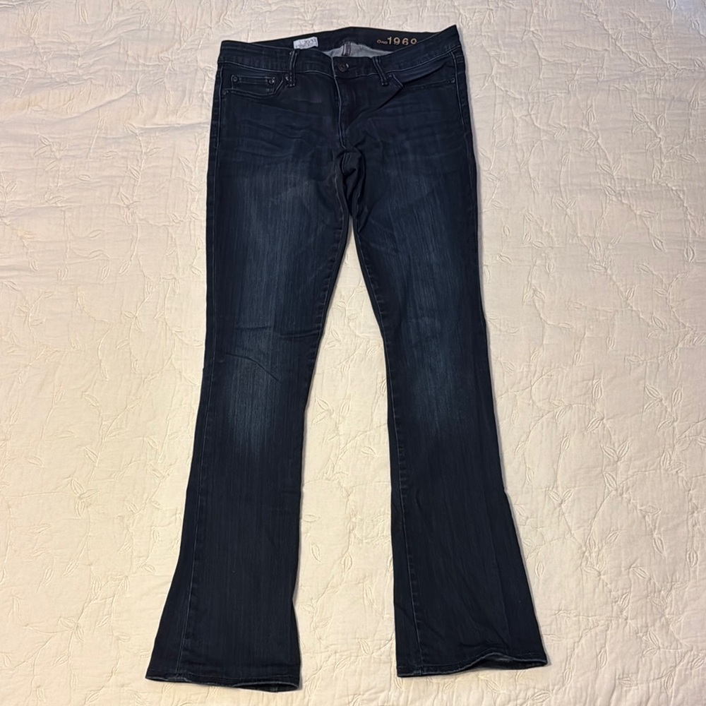 GAP Blue Flare Wide Leg Denim